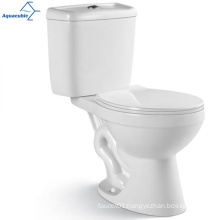 Sanitary Ware 2 Piece Bathroom Toilet Bowl Design Ceramic Aquacubic New Two Piece Floor Mounted Siphon Flushing Dual-flush